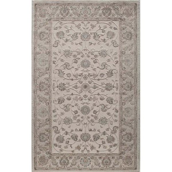 Rugs America Rugs America 25779 New Dynasty Ivory Charcoal Rectangle Oriental Rug; 5 x 8 ft. 25779
